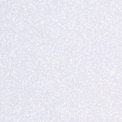 Rainbow White Glitter HTV