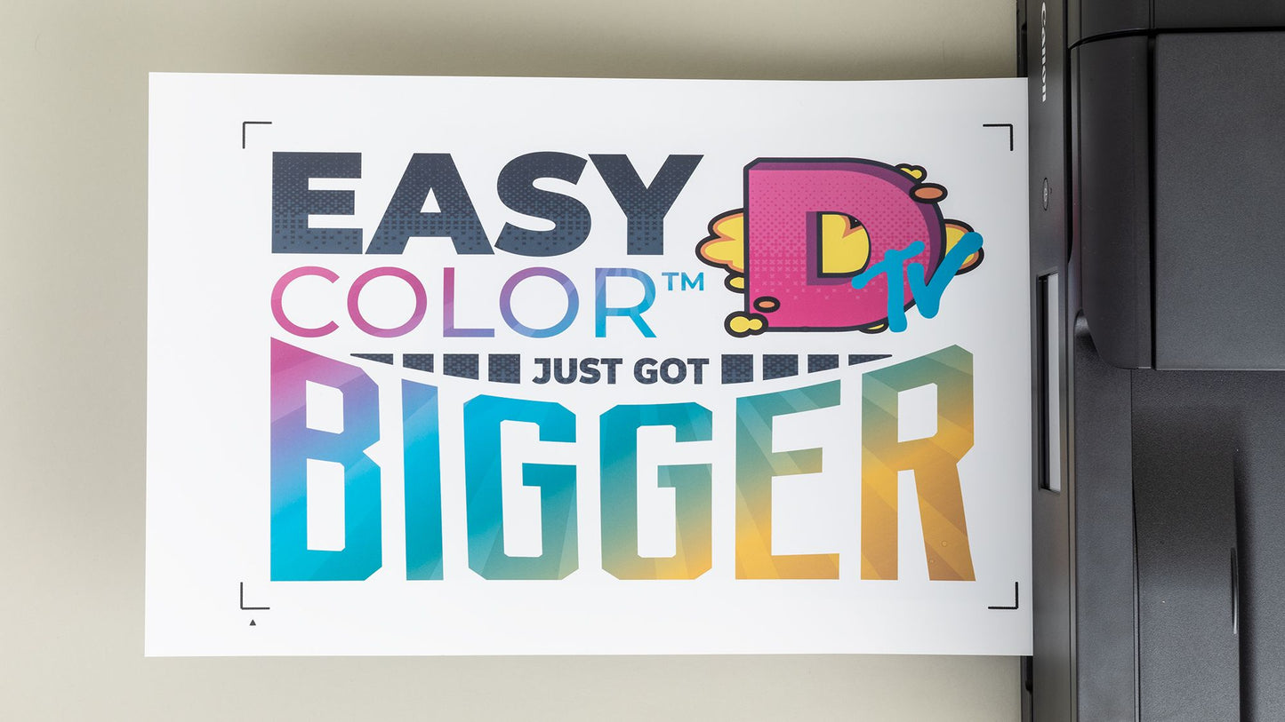 EasyColor DTV 8.4"x11" Sheets