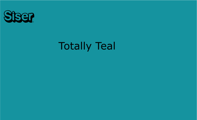 Totally Teal 12"x12" PSV