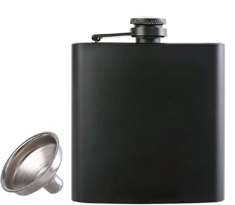 6oz Flask Laser Engraved