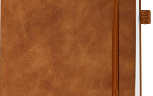 Highland Cow Leather Journal